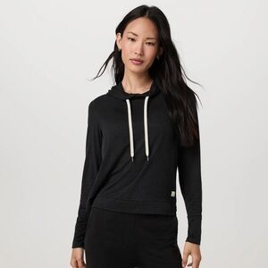 NWOT Vuori Halo Essential Hoodie Black Heather